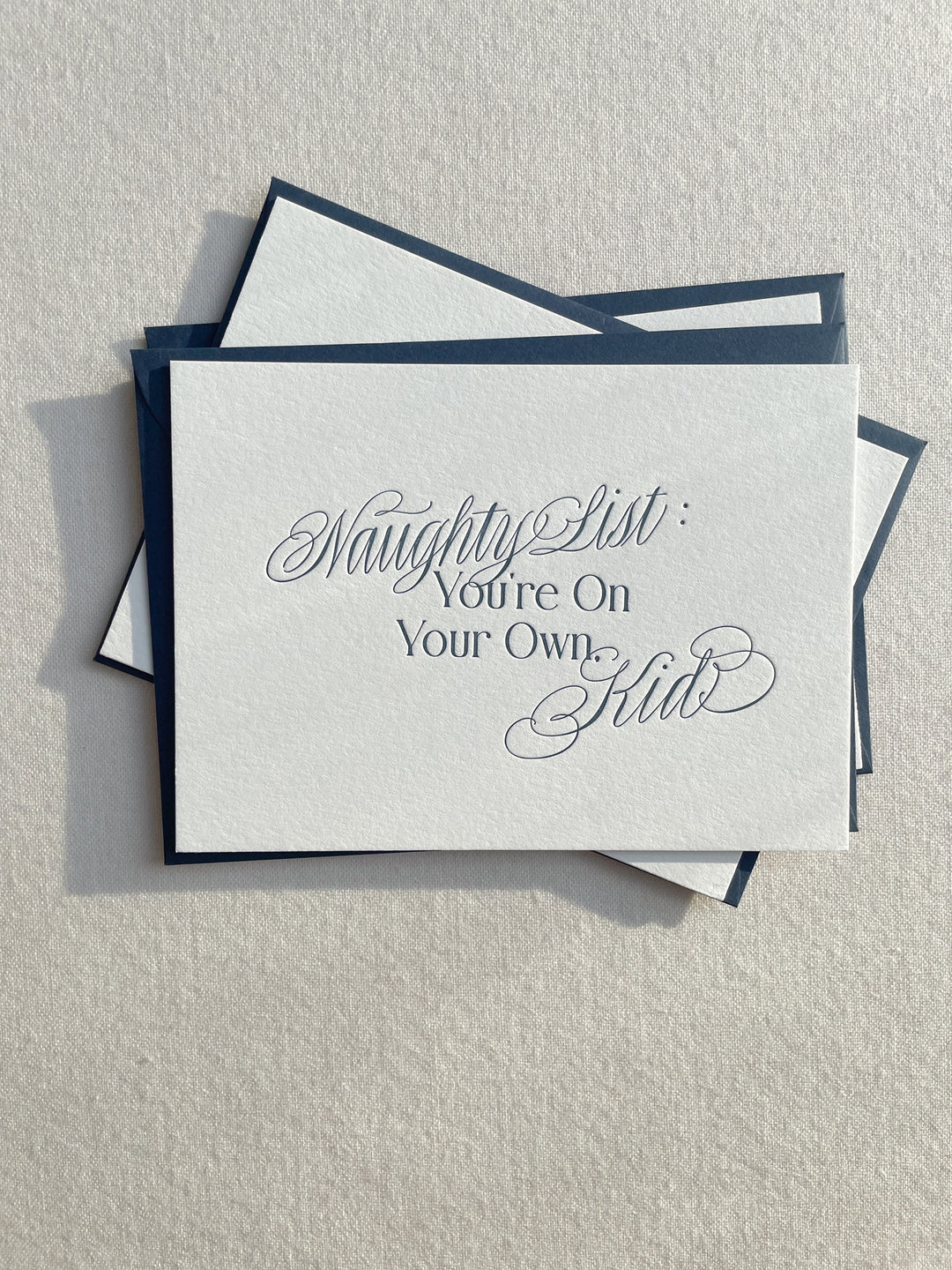 Naughty List: You're On Your Own Kid